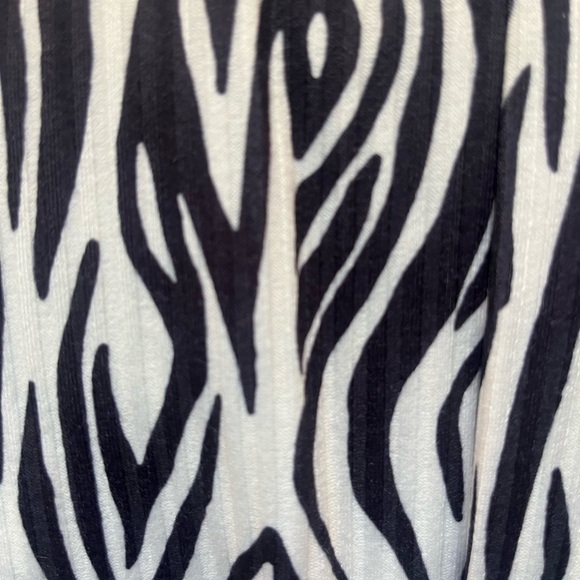 Area Stars NWT Zanzibar One Button Animal Print Jacket in Black and White S - Picture 9 of 16